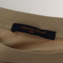 LOUIS VUITTON T Shirt Cotton Beige LV Auth ym008M-9
