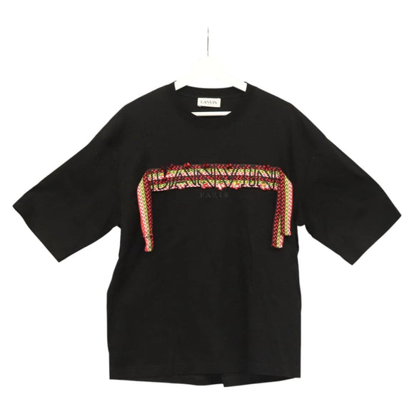 LANVIN T Shirt Cotton Black Auth ym010M