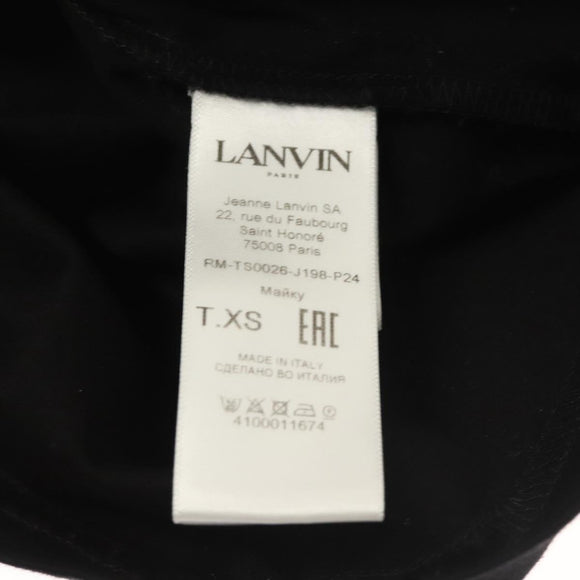 LANVIN T-Shirt Baumwolle Schwarz Auth ym010M