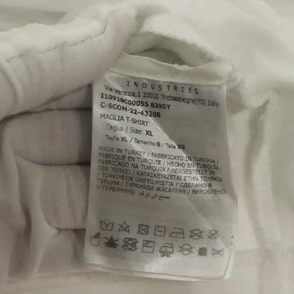 Moncler T Shirt Cotton White Auth ym013M