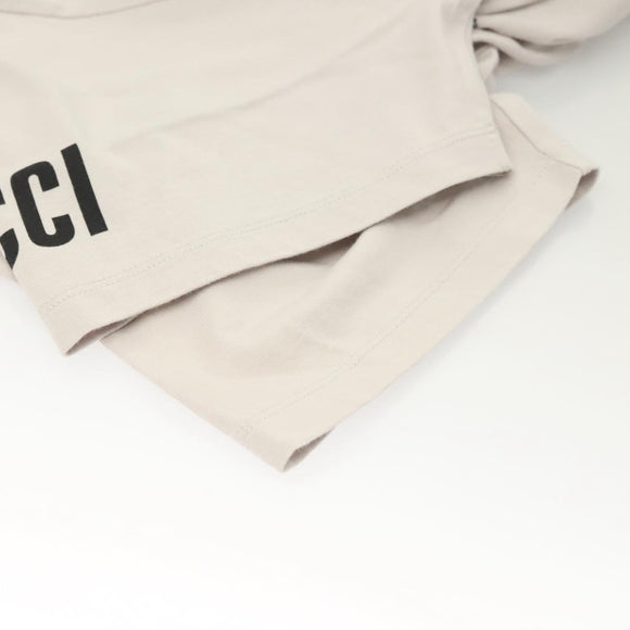 GUCCI T Shirt Cotton Light Gray Auth ym015M