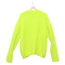 THAMES Long Sleeve Knitted Fabrics Acrylic Lime Green Auth ym018-2