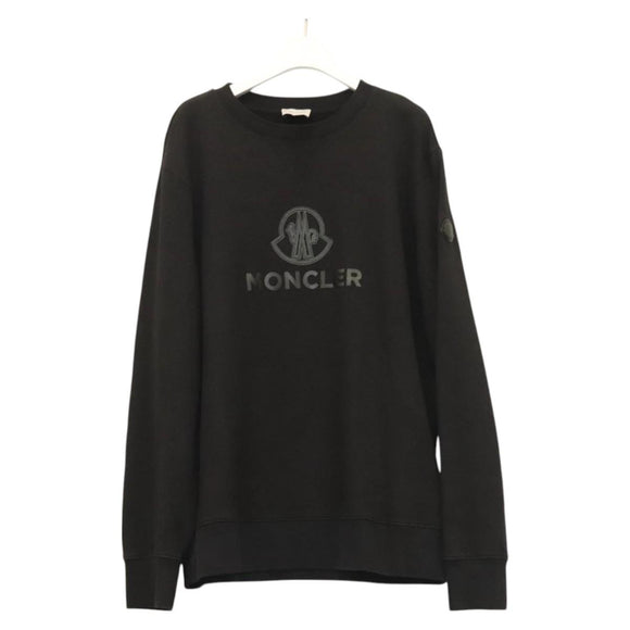 Moncler Long Sleeve Trainer Long Sleeved Cotton Black Auth ym020M
