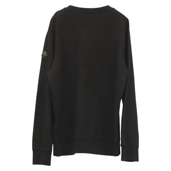 Moncler Long Sleeve Trainer Long Sleeved Cotton Black Auth ym020M