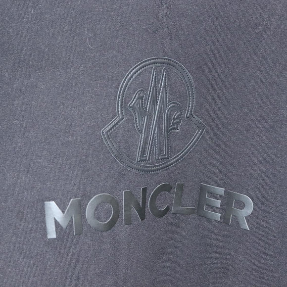 Moncler Long Sleeve Trainer Long Sleeved Cotton Black Auth ym020M