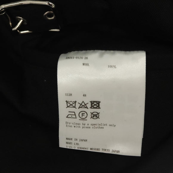 JOHN LAWRENCE SULLIVAN Pants Wool Black Auth ym024