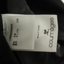 courrèges Pants Lamb Skin Black Auth ym025M-12