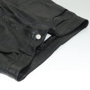 courrèges Hose Lammleder Schwarz Auth ym025M-4