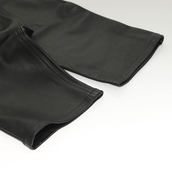 courrèges Hose Lammleder Schwarz Auth ym025M