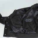 BALMAIN Bomber Jacket Rayon Black Auth ym026M-10