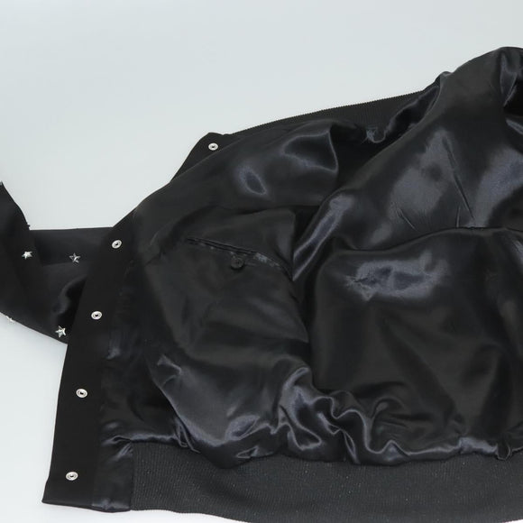 BALMAIN Bomber Jacket Rayon Black Auth ym026M
