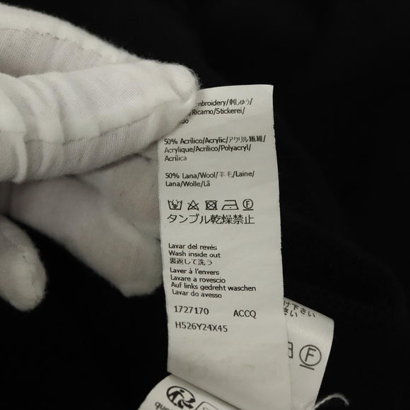 LOEWE Anagram Long Sleeve Sweatshirt Long Sleeved Cotton Black Auth ym028M