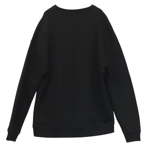 LOEWE Anagram Long Sleeve Sweatshirt Long Sleeved Cotton Black Auth ym028M