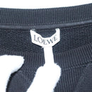 LOEWE Anagram Long Sleeve Sweatshirt Long Sleeved Cotton Black Auth ym028M-4