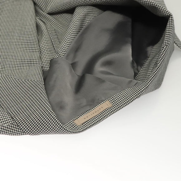 ESTNATION Double Breasted Jacket And Slacks Set Cotton Houndstooth Auth ym030M