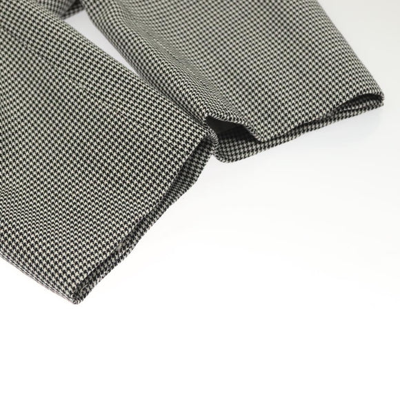 ESTNATION Double Breasted Jacket And Slacks Set Cotton Houndstooth Auth ym030M