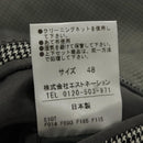 ESTNATION Double Breasted Jacket And Slacks Set Cotton Houndstooth Auth ym030M-16