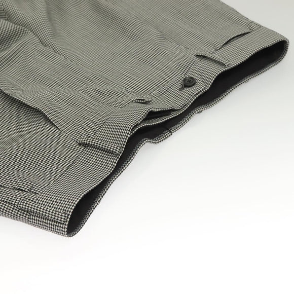 ESTNATION Double Breasted Jacket And Slacks Set Cotton Houndstooth Auth ym030M