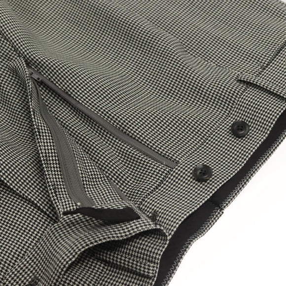ESTNATION Double Breasted Jacket And Slacks Set Cotton Houndstooth Auth ym030M