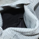 ESTNATION Double-Breasted Jasje en Broek Set Katoenen Pied-de-poule Auth ym030M-20