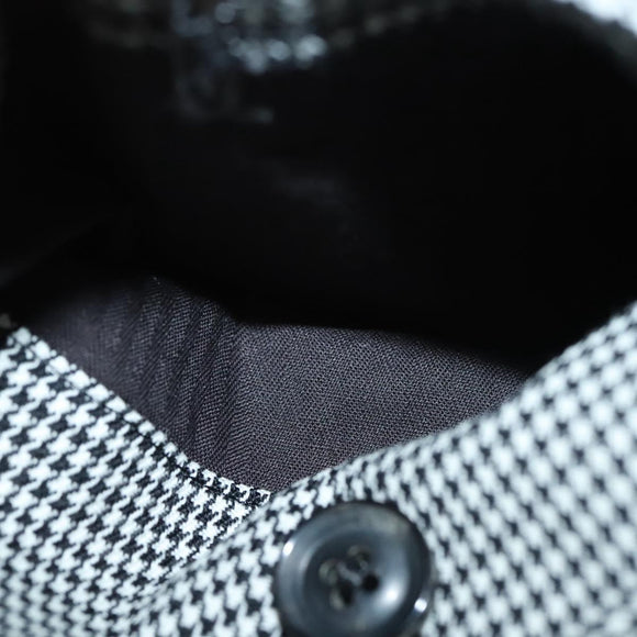 ESTNATION Double Breasted Jacket And Slacks Set Cotton Houndstooth Auth ym030M