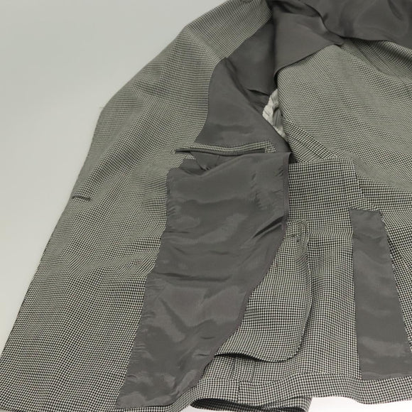 ESTNATION Double Breasted Jacket And Slacks Set Cotton Houndstooth Auth ym030M