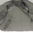 ESTNATION Double-Breasted Jasje en Broek Set Katoenen Pied-de-poule Auth ym030M-6