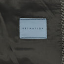 ESTNATION Double-Breasted Jasje en Broek Set Katoenen Pied-de-poule Auth ym030M-8