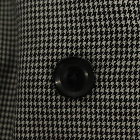 ESTNATION Double Breasted Jacket And Slacks Set Cotton Houndstooth Auth ym030M