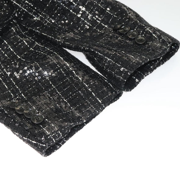 AMIRI Double Breasted Jacket And Pants set Jacket Sequin Black Auth ym031M