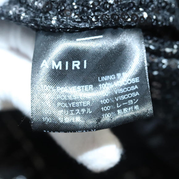 AMIRI Double Breasted Jacket And Pants set Jacket Sequin Black Auth ym031M
