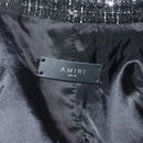AMIRI Zweireiher Jacke und Hose Set Jacke Pailletten Schwarz Auth ym031M-8