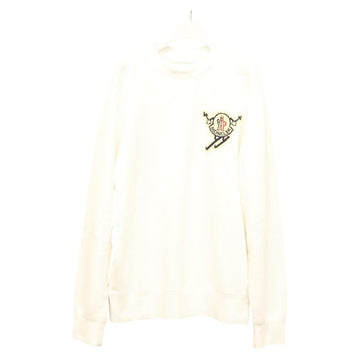 Moncler Long Sleeve Trainer Long Sleeved Cotton White Auth ym041
