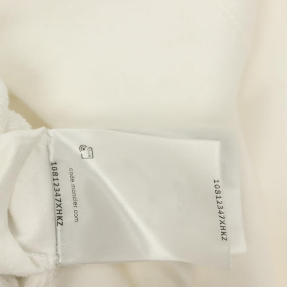 Moncler Long Sleeve Trainer Long Sleeved Cotton White Auth ym041