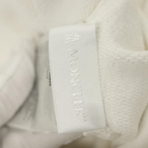 Moncler Long Sleeve Trainer Long Sleeved Cotton White Auth ym041