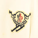 Moncler Long Sleeve Trainer Long Sleeved Cotton White Auth ym041-5