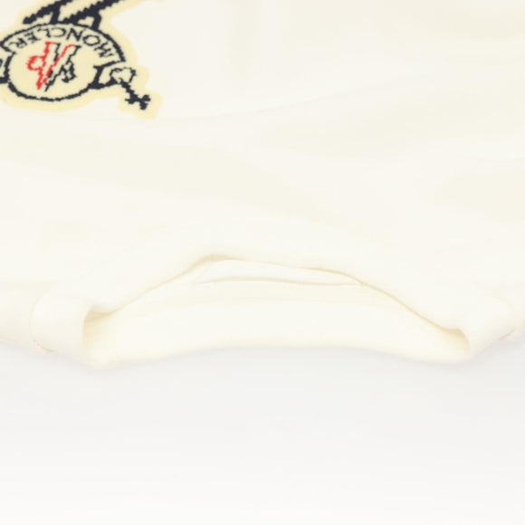 Moncler Long Sleeve Trainer Long Sleeved Cotton White Auth ym041