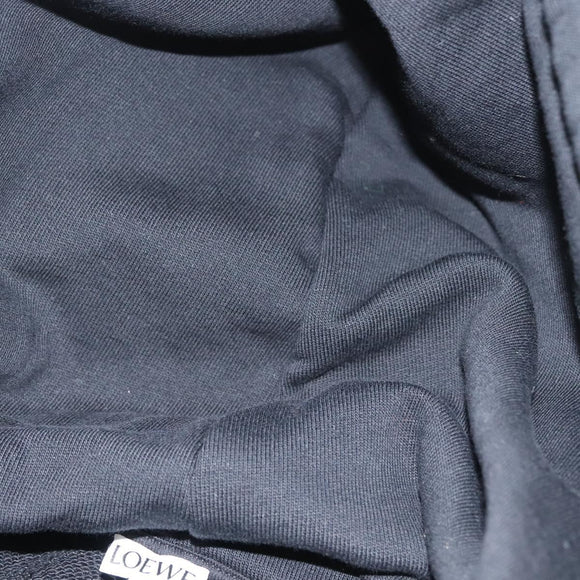 LOEWE Anagram Long Sleeve Pullover Hoodie Cotton Black Auth ym042M