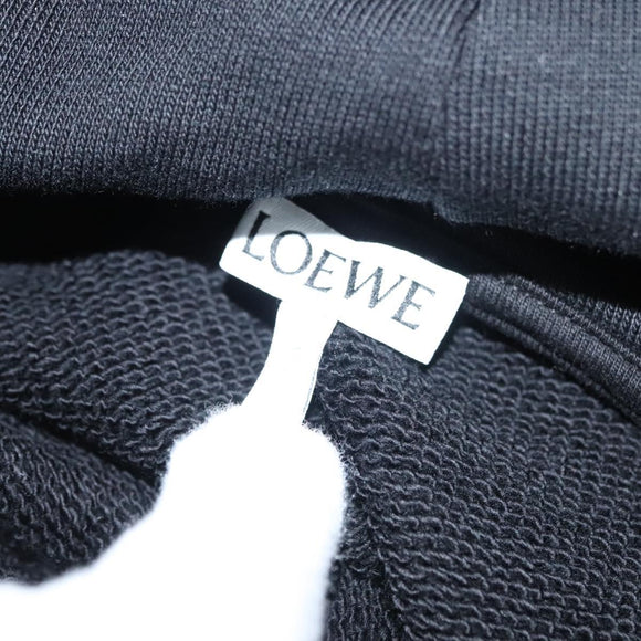LOEWE Anagram Long Sleeve Pullover Hoodie Cotton Black Auth ym042M