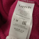 LANVIN Long Sleeve Pullover Hoodie Cotton Pink Auth ym043M-12