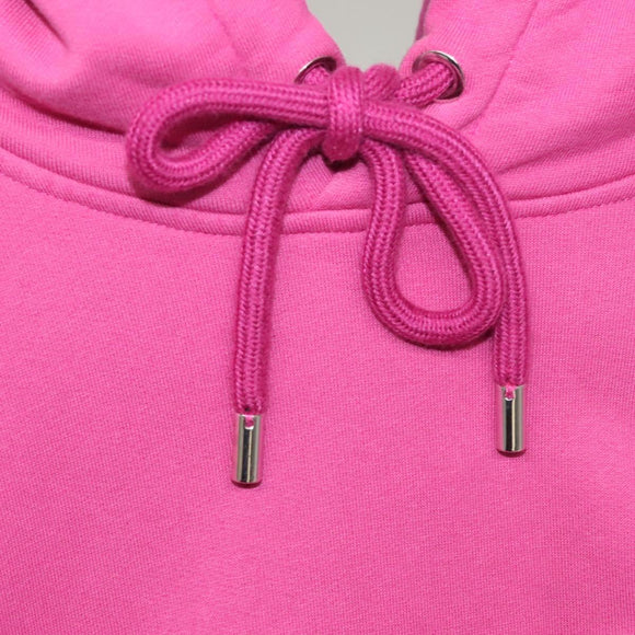 LANVIN Long Sleeve Pullover Hoodie Cotton Pink Auth ym043M