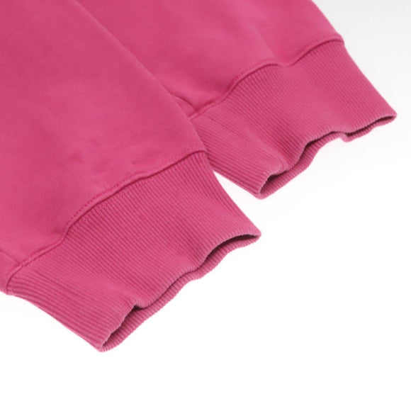 LANVIN Long Sleeve Pullover Hoodie Cotton Pink Auth ym043M