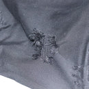 AMIRI Damaged Skinny Broek Katoen Zwart Auth ym047M-10