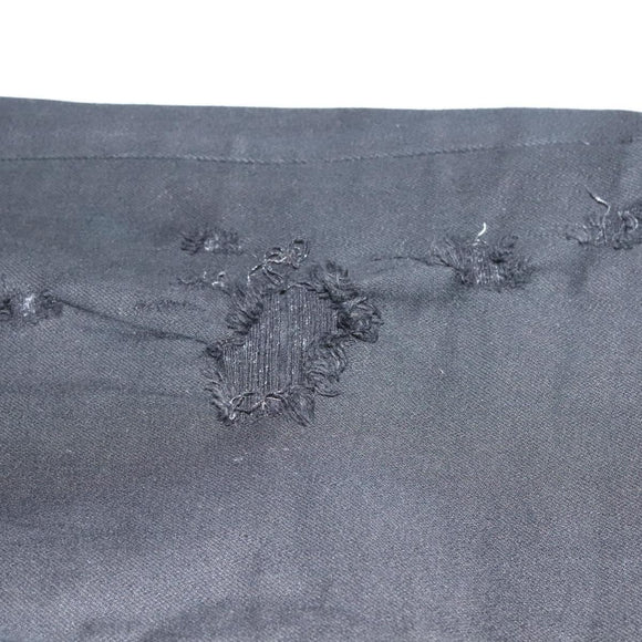 AMIRI Damaged Skinny Pants Cotton Black Auth ym047M