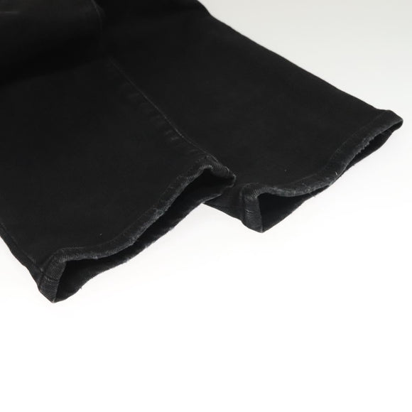 AMIRI Damaged Skinny Hose Baumwolle Schwarz Auth ym048M