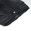 AMIRI Damaged Skinny Pants Cotton Black Auth ym048M-4
