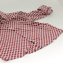 VALENTINO Long  Sleeved Silk Red Navy Auth ym053M-4