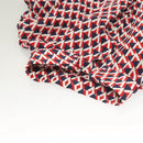 VALENTINO Long  Sleeved Silk Red Navy Auth ym053M-7