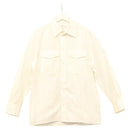 MARINE SERRE Langarmshirt Baumwolle Weiß Auth ym055M-1