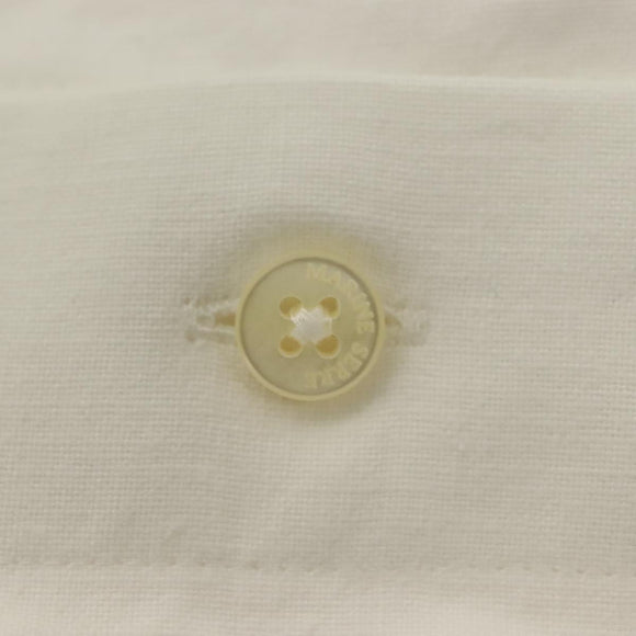 MARINE SERRE Langarmshirt Baumwolle Weiß Auth ym055M